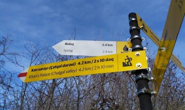 Şəki şəhərində turistlər üçün dağ gəzinti marşrutları istifadəyə verilib