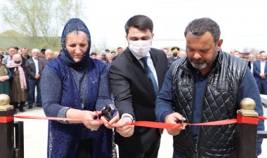 Şəhid bulağının açılışı olub