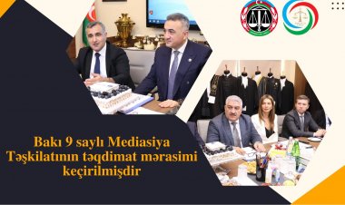 Bakı 9 saylı mediasiya təşkilatının ictimai təqdimat mərasimi