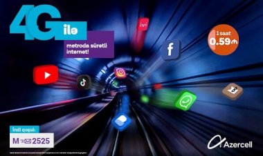 Azərbaycanda internetin illik sürəti 35% artıb