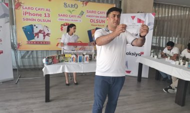 Saro çayı iç, iPhone 13 qazan!