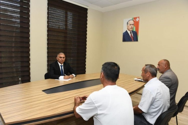 “Azərişıq” ASC-nin sədri vətəndaşlarla görüşüb