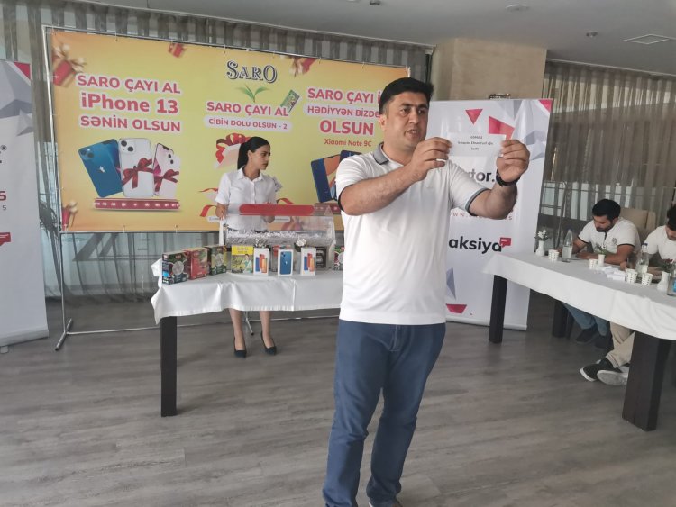 Saro çayı iç, iPhone 13 qazan!