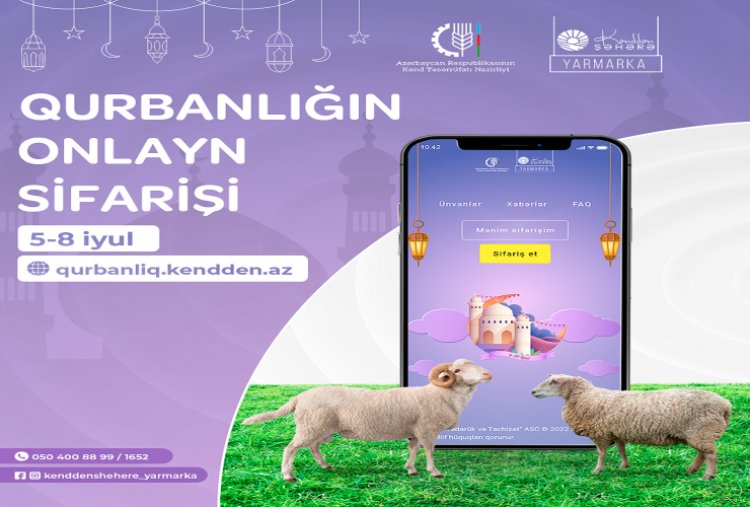 Qurbanlıq qoyunların onlayn satışı olacaq