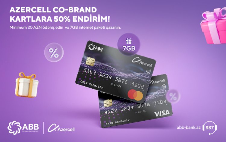 ABB-dən Azercell kobrend kartları ilə bağlı yenilik