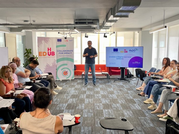 Jurnalistlər və blogerlər üçün təlim keçirilib