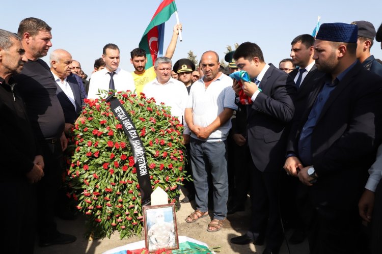 Neftçalada şəhid Rəfail Fətullayev dəfn olundu