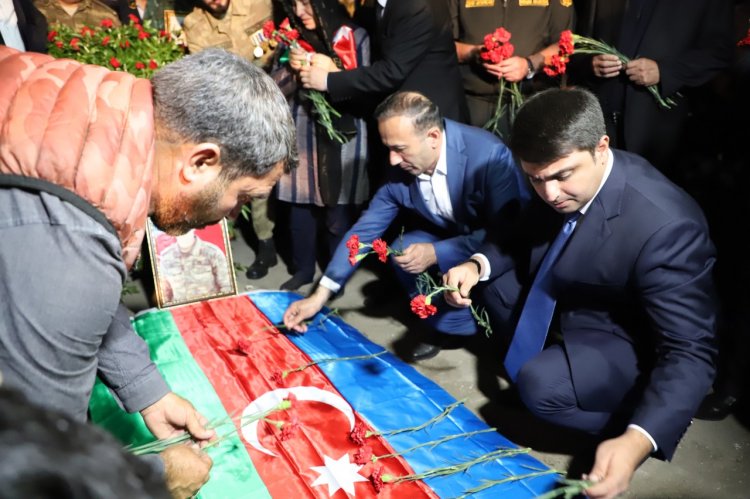 Şəhidimiz Neftçalada dəfn edildi