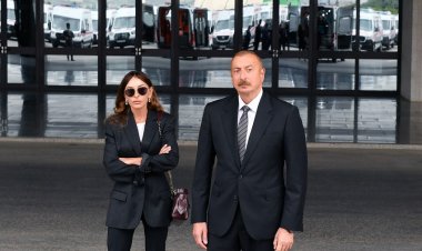 İlham Əliyev Salyana səfər edib