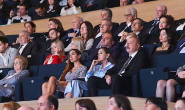 Prezident və xanımı Zərifə xanım Əliyevanın 100 illiyi münasibətilə konsertdə iştirak edib