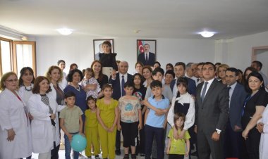 Respublika Klinik Xəstəxanasında şəhid və qazi ailələrinin uşaqları ilə görüş keçirilib - FOTO