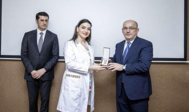 Günay Əhmədova DGK rəhbərliyi tərəfindən təltif edilib