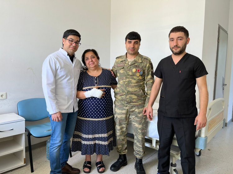 Respublika Klinik Xəstəxanasında qazi anası uğurla əməliyyat edilib