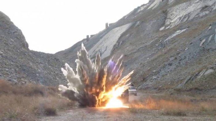 Şuşada mina partlayıb, xəsarət alan var