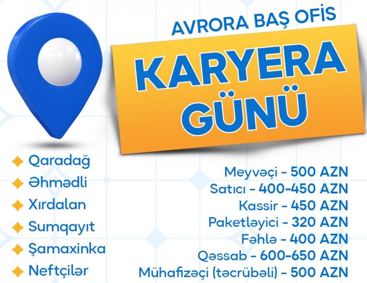 "Avrora" MMC-də “Karyera günü” olacaq