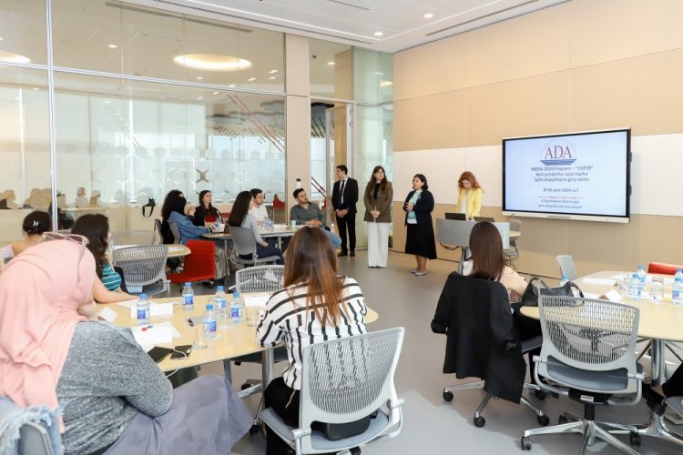 COP29-la bağlı MEDİA  tərəfindən təlimlər keçilir