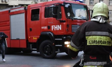 Bakıda Neft Emalı Zavodunda yanğın başlayıb