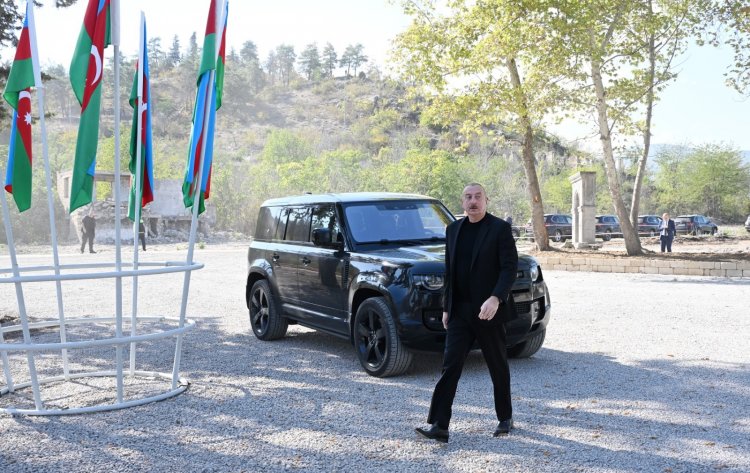 Prezident Cəbrayılda kompleksin açılışında iştirak edib