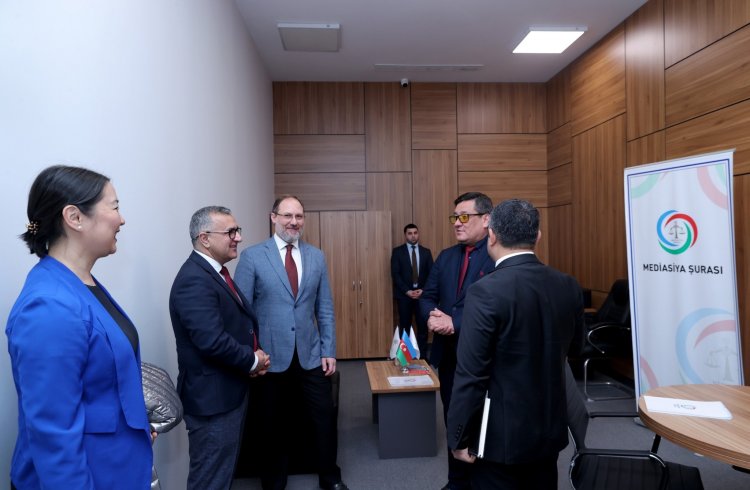 Qazaxıstanın Mediatorlar Assosiasiyası “Bakı KOB evi”ndə olub