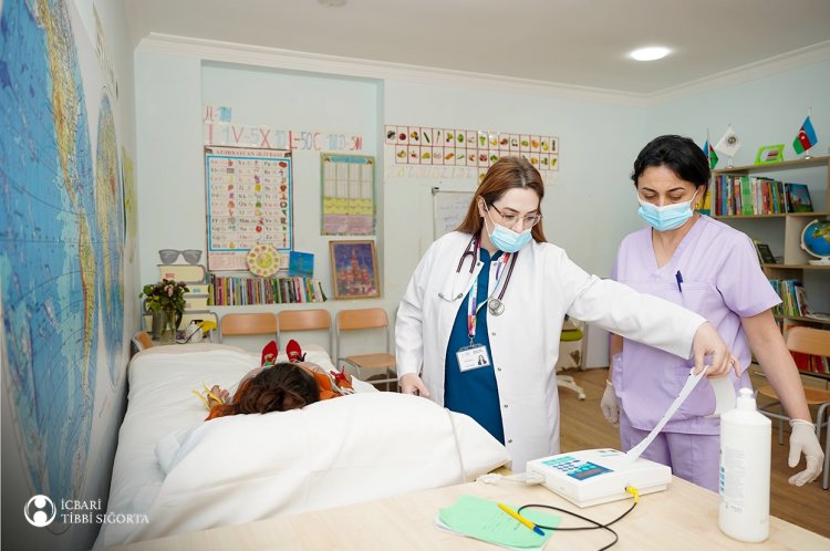 Uşaq sığınacaqlarında tibbi müayinələr təşkil olunub