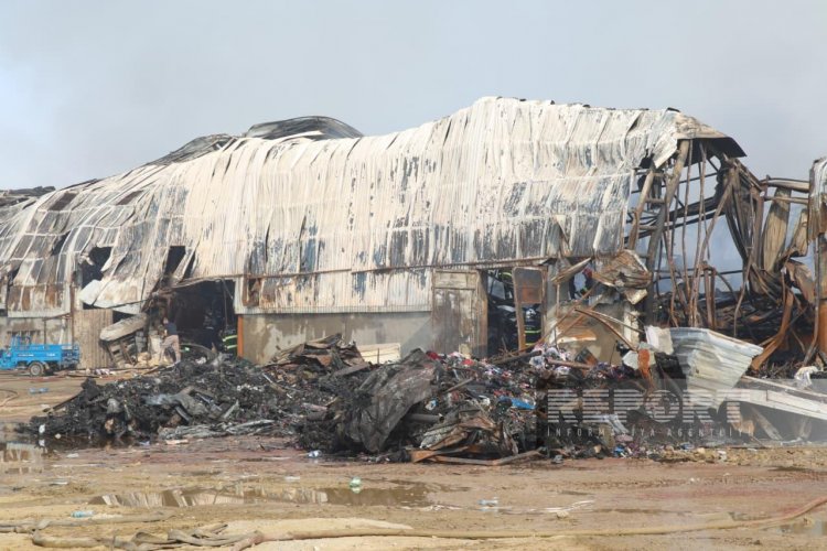 “Sədərək”dəki yanğın məhdudlaşdırılıb