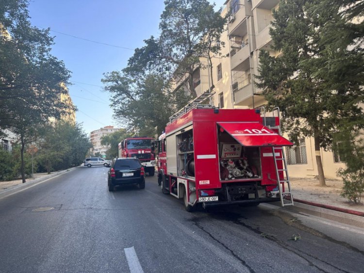 Bakıda mənzildə partlayış olub,