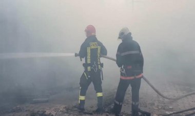 Bibiheybətdə istirahət mərkəzində yanğın baş verib