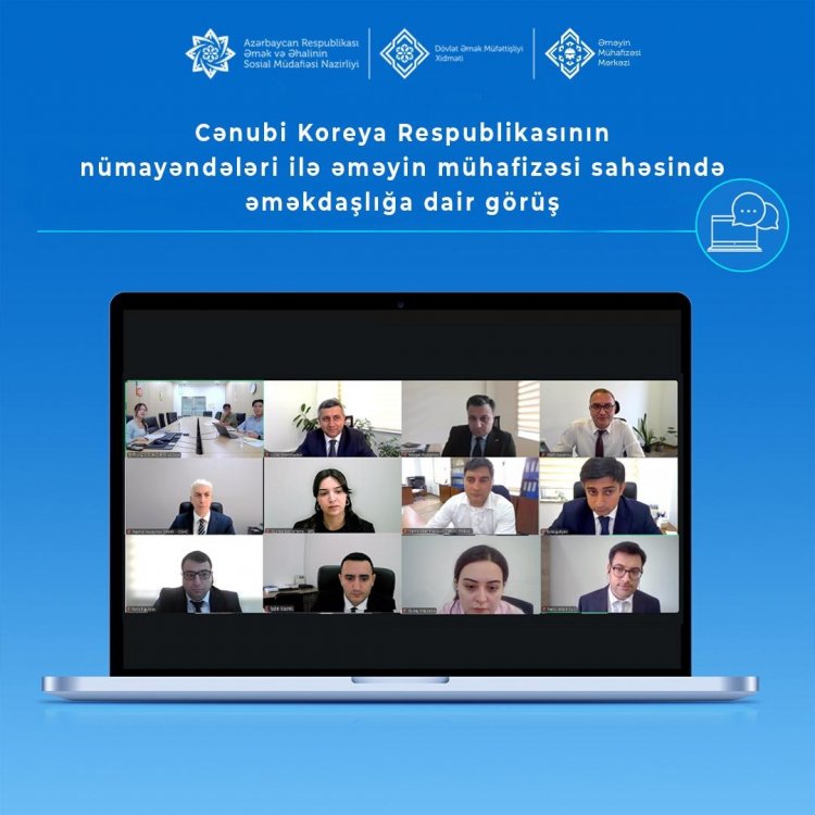 Əməyin mühafizəsinin rəqəmsallaşdırılması mövzusunda görüş