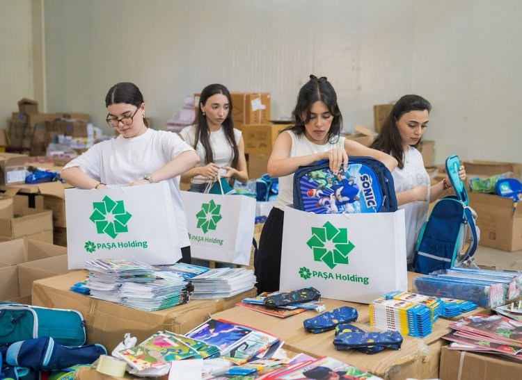 “PAŞA Holding”  aztəminatlı ailələr yardım etdi