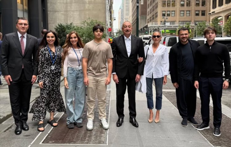 Leyla Əliyeva Nyu-Yorkdan ailəvi fotolarını paylaşdı