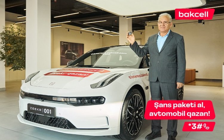 “Bakcell”in lotereyasında 7-ci lüks avtomobil uduldu