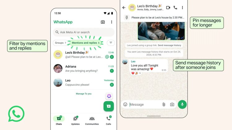 "WhatsApp" qrup söhbətləri üçün dörd yeni funksiyanı istifadəyə verir